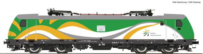 Electric locomotive class 170, Koleje Mazowieckie<br /><a href='images/pictures/Roco/Roco-73224.jpg' target='_blank'>Full size image</a>